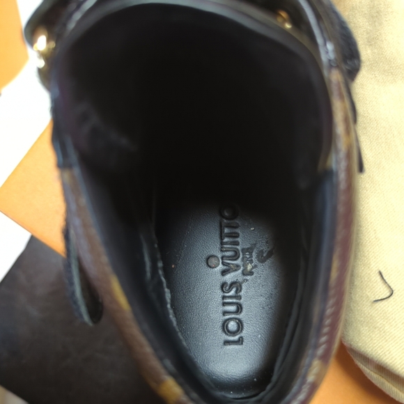 Louis Vuitton Laureate Shoes Sz 37.5 Sz 6.5 US Women's Shoes E4 - Picture 5 of 8